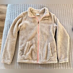 Girl’s Columbia Grey Fleece Jacket